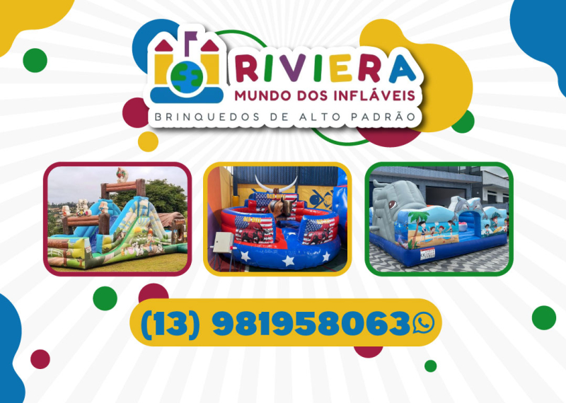 RIVIERA MUNDO DOS INFLÁVEIS Bertioga SP